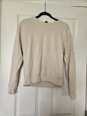 Forever 21 Crewneck Sweatshirt - Beige